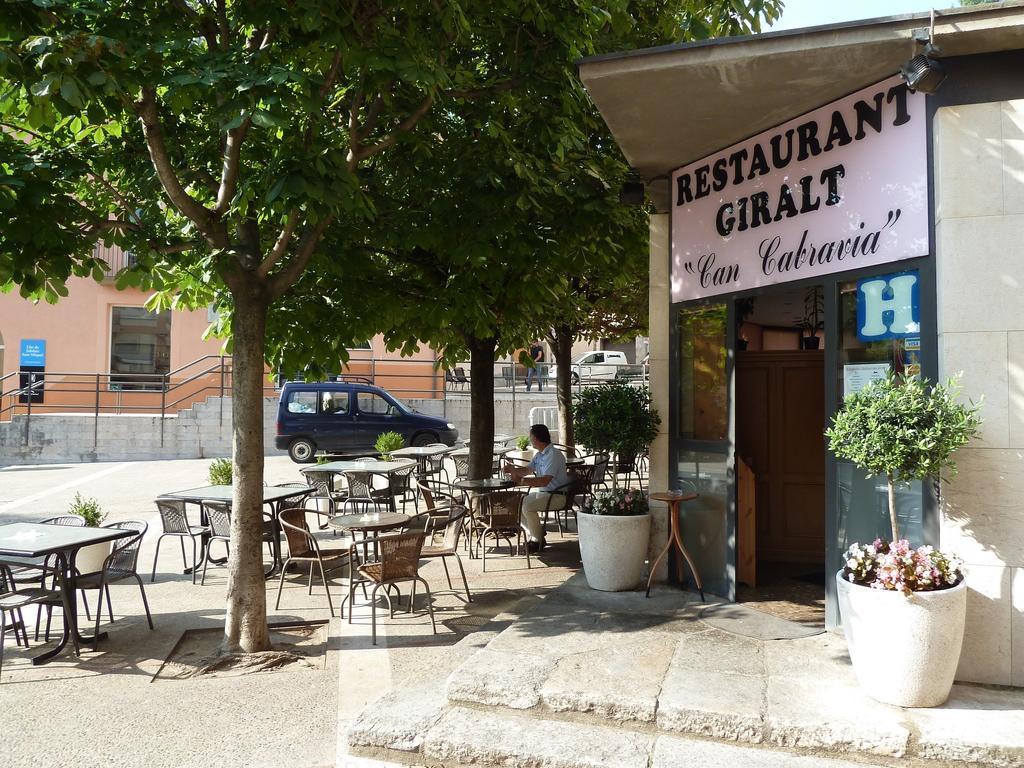 Restaurant Fonda Giralt Hotel Amer Exterior foto